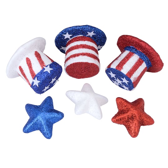Patriotic Star &#x26; Hat Table Scatter by Celebrate It&#x2122;
